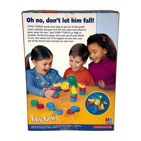 Topsy Turtle Game 2009 Hasbro Complete Works Rare Preschool Kids Vintage Toy - Picture 2 of 7